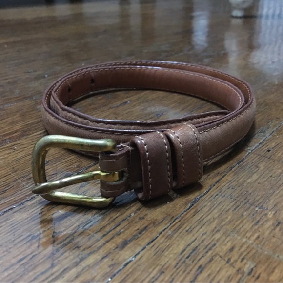 Coach Leather Belt. Made of cowhide and brass - Picture 2 of 16